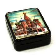Fedoskino Box St. Basil's Cathedral