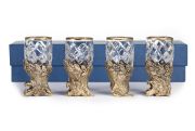 Mini Shot Glasses Mighty Beasts  Wolf, Lynx, Owl & Bear (Set of 4)