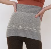 Mongolia wool knitted belt