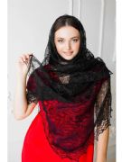 Orenburg lace shawl Black Orenburg lace shawl Black