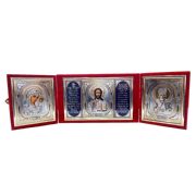 Triptych Kazan Mother of God - Jesus - Nicholas the Wonderworker